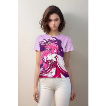 Scarlet Yokai - Regal Purple Yae Miko From Genshin Impact Shirt