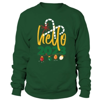 Hello 2023 Happy Christmas Sweatshirt