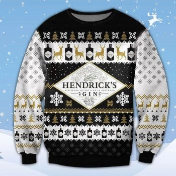 Hendricks Gin Scotland Whiskey Ugly Sweater Christmas Tshirt Hoodie Apparel,Christmas Ugly Sweater