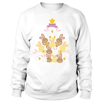 Easter 2020 Easter Bunny Tree Bunny Easter Bunny Sweatshirt