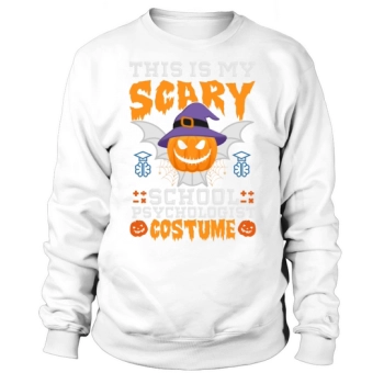 This Is My Scary School Psychologist Halloween Costume Sweatshirt