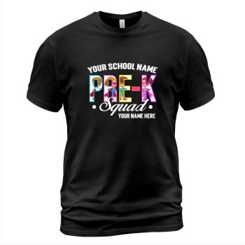 Pre-K Teacher Shirt, Personalized Shirt For Teachers Team, Pre-K Teacher T-Shirt, Pre-K Squad Crew, Team Pre-K Shirt, Back to School Gift - Light Blue / XXL