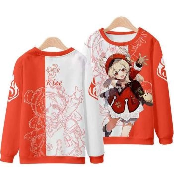 Trendy Genshin Impact Klee Anime Sweatshirt