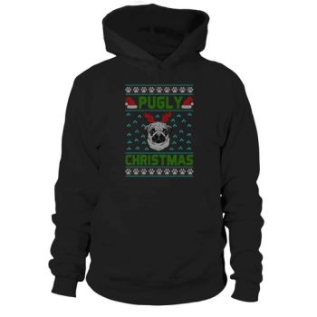 Pugly Christmas Merry Christmas Hoodies