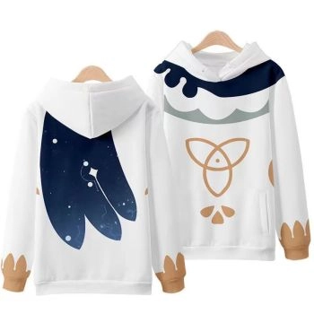 Cute Genshin Impact Paimon Anime Hoodie