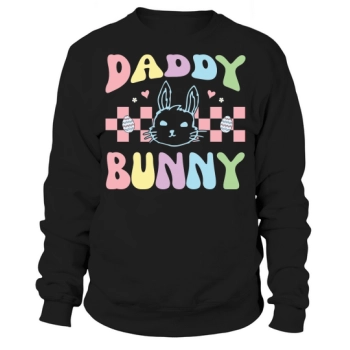 Daddy Bunny Retro Easter Sweatshirt