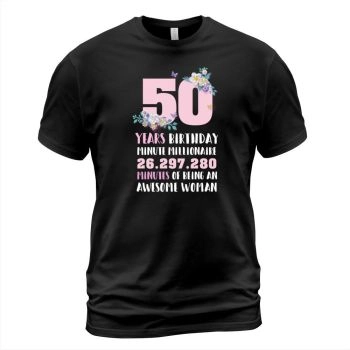 50th Birthday Gift Vintage Women T-Shirt