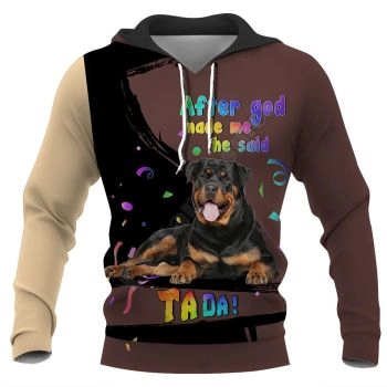 Generous And Beautiful Brown Dog Pattern Animals Hoodie