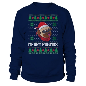 Merry Pugmas Christmas Ugly Sweatshirt