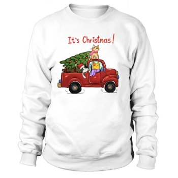 Funny Cat Christmas, Its Christmas Sweatshirt