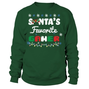 Santa's Favorite Gamer Graphics Sweatshirt