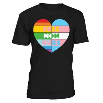 Free Mom Hugs With Rainbow LGBT