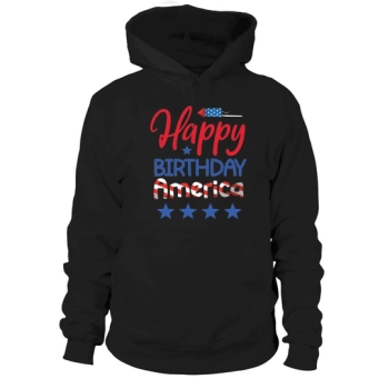 BIRTHDAY Happy America Hoodies