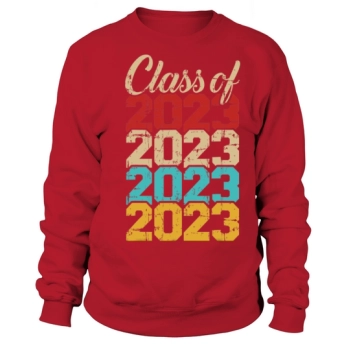 Class of 2023 Vintage Retro Sweatshirt