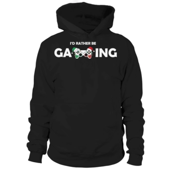 Id Rather Be Gaming Christmas Hoodies