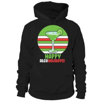 Happy Alcoholidays Martini Christmas Hoodies