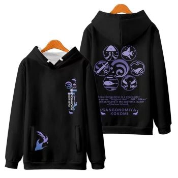 Unique Genshin Impact Sangonomiya Kokomi Anime Hoodie