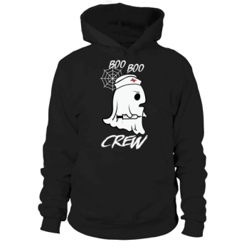 Boo Crew Nurse Ghost Funny Halloween Hoodies