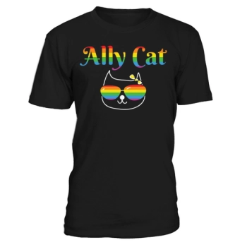 Ally Cat Sunglasses Gay Rainbow