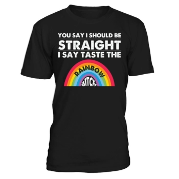 You Say I Should Be Straight I Say Taste The Rainbow Bitch