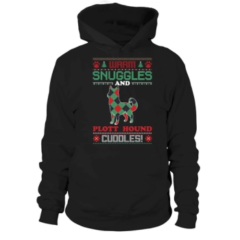 Plott Hound Christmas Pajama Hoodies