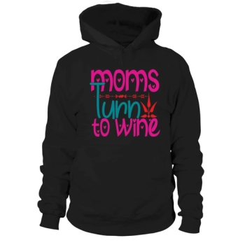 Moms Turn to Wine Hoodies