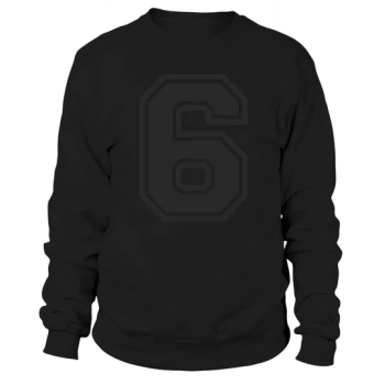 Number 6 Six College Style Counting Gift - Baby Onesie Sweatshirt