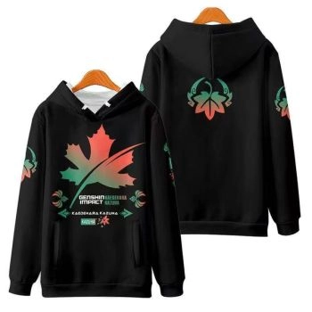 Leisure Genshin Impact Kaedehara Kazuha Ginger Hoodie