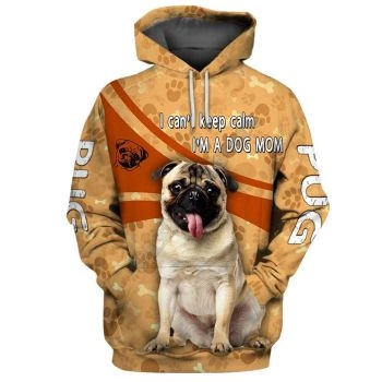 Fashion Brown Dog Pattern Animals Hoodie