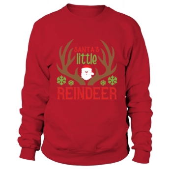 Merry Christmas Santa's Little Reindeer Christmas Sweatshirt