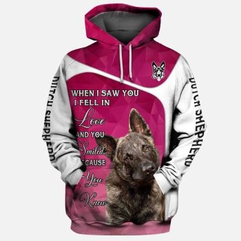 Street Pink Dog Pattern Animals Hoodie