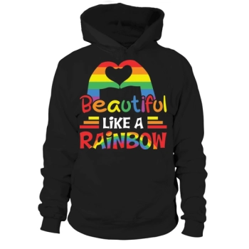 Beautiful Like A Rainbow Hoodies