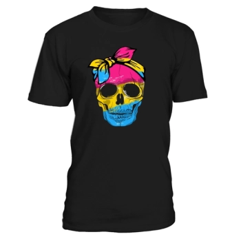 Pansexual LGBTQ Skull Gay Pride