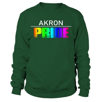 Akron Pride LGBTQ Rainbow Sweatshirt