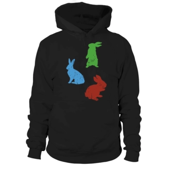 Easter Bunnies Bunny Friends Easter Bunny Hoodies