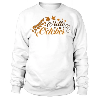 Hello October Sweatshirt