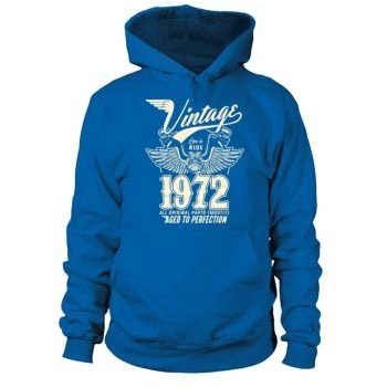 Vintage 1972 - 50 Years Old - 50th Birthday Gift Hoodie