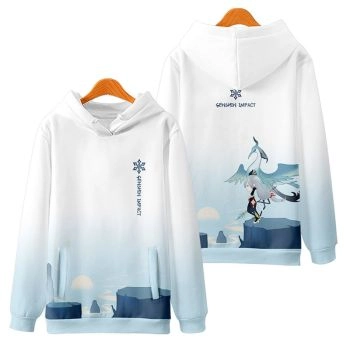 Fashion Genshin Impact Shenhe Anime Hoodie