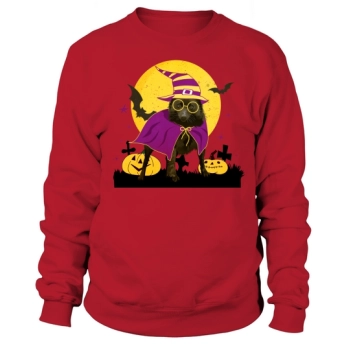 Schipperke Dog Witch Hat Halloween Sweatshirt