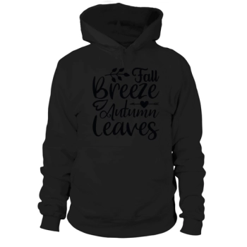 Fall, Breeze, Autumn Leaves Hoodies