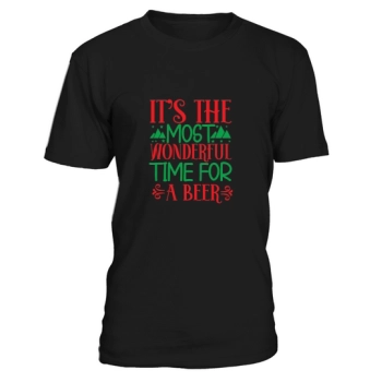 Its the most wonderful time for beer Christmas T-shirt