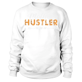 Mother Hustler Leopard Mother's Day Sweatshirt