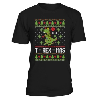 T Rex Mas Merry Christmas
