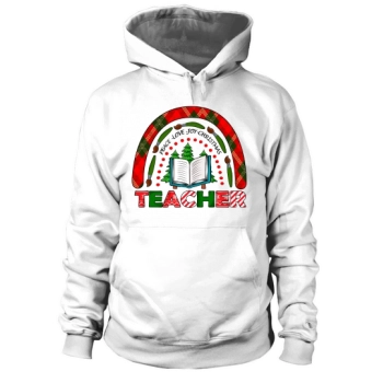 Peace Love Joy Christmas Teacher Hoodies