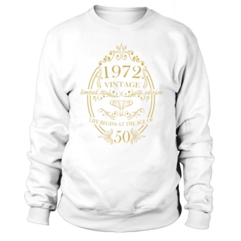 50th Birthday Gifts for Women Vintage Sweatshirt