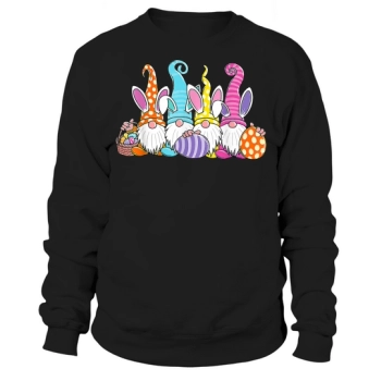 Easter Bunny Spring Gnome Easter Egg Hunt And Basket Gift Sweatshirt