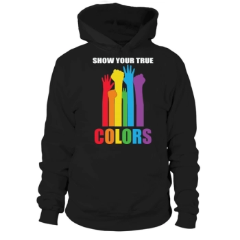 True Colors Rainbow Pride Flag Hoodies