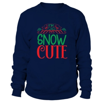 In the snow cute Christmas Sweatshirt