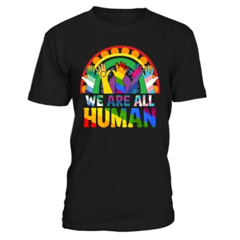 We Are All Human Pride Ally Rainbow LGBT