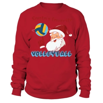 Christmas Sport Santa Favorite Volleyball Sweatshirt